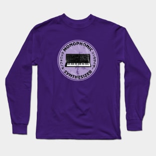 Analogue Synthesizer Vintage Retro Synth Art for Electronic Musician Long Sleeve T-Shirt